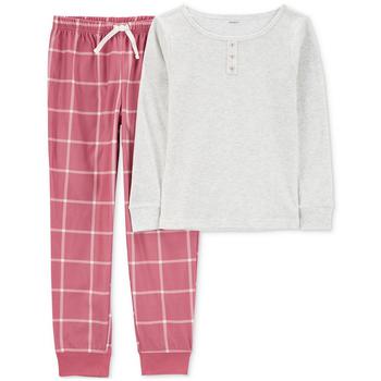 商品Carter's | Big Girls 2-Pc. Thermal & Fleece Pajama Set,商家Macy's,价格¥246图片