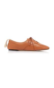 推荐Loewe - Women's Soft Derby Flats - Brown - IT 36 - Moda Operandi商品