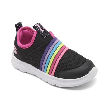 商品SKECHERS | Toddler Girls Comfy Flex 2.0 - Rainbow Frenzy Slip-on Casual Sneakers from Finish Line,商家Macy's,价格¥149图片