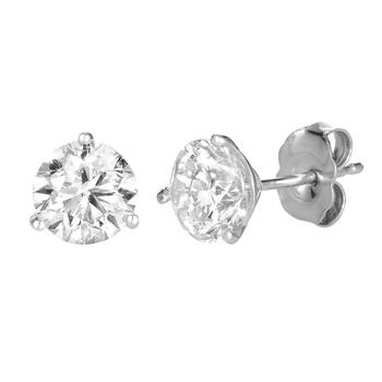 商品Morris & David | Martini Style Diamond Stud Earrings,商家Lord & Taylor,价格¥2447图片