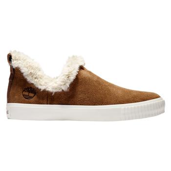 添柏岚女鞋板鞋, Timberland | Skyla Bay Warm-Lined Slip On Sneakers商品图片 8.7折×额外9折, 额外九折