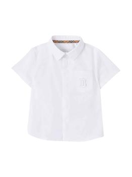 Burberry | Burberry White Shirt With Short Sleeves商品图片,
