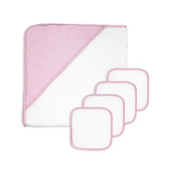 商品Baby Mode Signature | Baby Girls Boxed Bath Towel, 5 Piece Set,商家Macy's,价格¥216图片