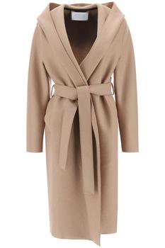 商品Harris Wharf London | Hooded robe coat in pressed wool,商家Coltorti Boutique,价格¥3492图片