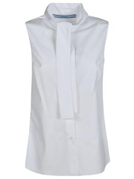 Prada | Prada Women's  White Cotton Top商品图片,