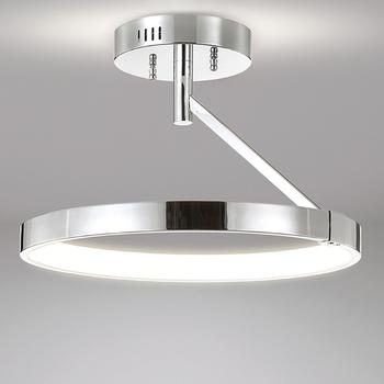 商品Owen 17.5" Dimmable Integrated LED Metal Semi-Flush Mount图片
