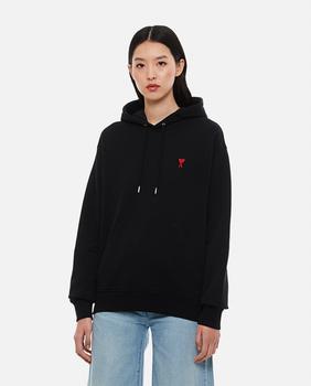 ami卫衣, AMI | AMI DE COEUR ORGANIC COTTON HOODIE商品图片 