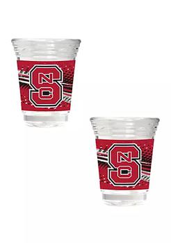 商品Great American Products | NCAA NC State Wolfpack 2 Ounce Set of 2 Party Shot Glasses,商家Belk,价格¥186图片