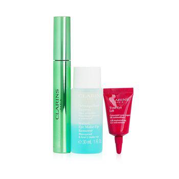 娇韵诗卸妆, Clarins | Lash Lift Effect Collection: Supra Lift & Curl Mascara + Eye Makeup Remover + Total Eye Lift商品图片 额外8折, 额外八折