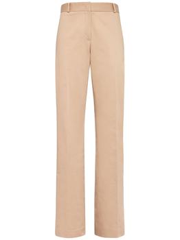 菲拉格慕经典款, Salvatore Ferragamo | Classic Cotton Gabardine Wide Leg Pants商品图片 7折