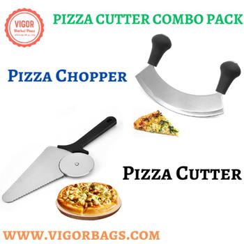 商品Vigor | Handy Salad, Pizza Chopper & Pizza Cutter And Server Slicer Super Sharp Combo Pack 1 COMBO PACK,商家Verishop,价格¥206图片