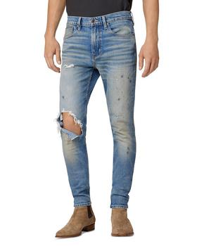 Hudson | Zack Side Zip Skinny Fit Jeans in Visions商品图片,7折, 独家减免邮费