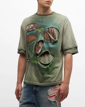 推荐Men's T-Wasy Ripped Graphic T-Shirt商品