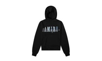 推荐Amiri Paisley Black/Blue Pullover Hoodie (Pre-Owned)商品