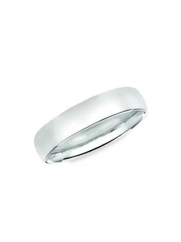 Saks Fifth Avenue | 14K White Gold Band Ring,商家Saks OFF 5TH,价格¥1382