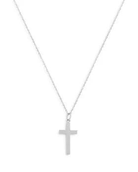 Bloomingdale's | Cross Pendant Necklace in 14K White Gold, 18" - Exclusive,商家Bloomingdale's,价格¥2580