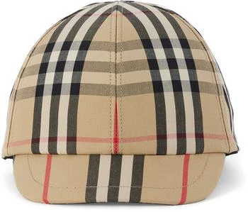 Burberry | 驼色 Vintage Check 婴儿棒球帽 7.2折