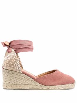 加拿大Castaner, Castaner | Castaner Women's Pink Fabric Wedges商品图片 