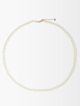 MATEO, MATEO | Pearl & 14kt gold choker商品图片 
