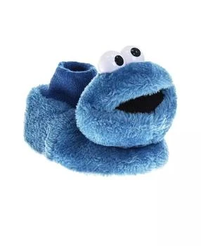 Sesame Street | Toddler Boys and Toddler Girls Happy Cookie Monster Dual Sizes Slippers,商家Macy's,价格¥184