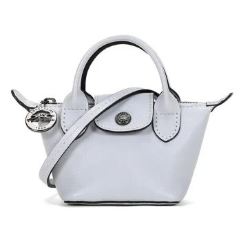 Longchamp | Longchamp 女士LE PLIAGE CUIR系列羊皮手拿包单肩斜挎包迷你款 10099757263 满$1享9.5折, 包邮包税, 满折