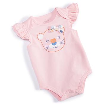 商品First Impressions | Baby Girls Happy Lion Bodysuit, Created for Macy's,商家Macy's,价格¥39图片