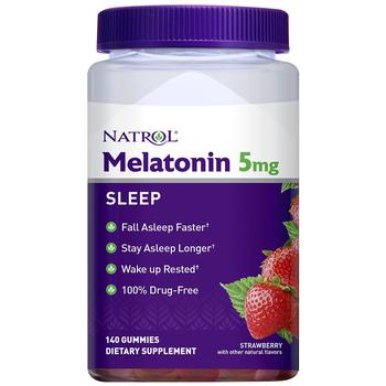 商品Natrol | Melatonin 5 mg Gummy Strawberry,商家Walgreens,价格¥145图片