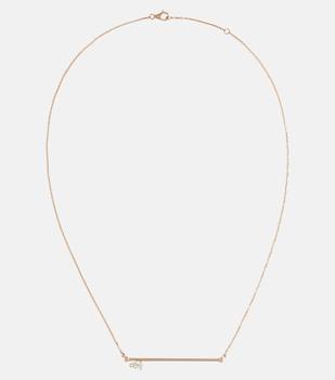 商品Repossi | Serti Sur Vide 18kt rose gold necklace with diamond,商家MyTheresa,价格¥32778图片