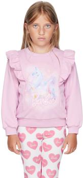 推荐SSENSE Exclusive Kids Purple Barbie Unicorn Sweatshirt商品