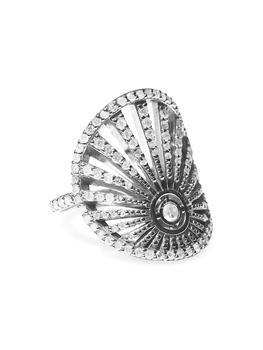商品Sheryl Lowe | Sunrise Saddle Sterling Silver & 1.25 TCW Diamond Ring,商家Saks Fifth Avenue,价格¥12082图片