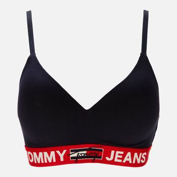 推荐Tommy Hilfiger Women's Organic Recycled Triangle Bralette - Desert Sky商品