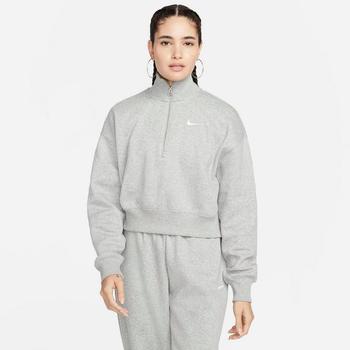 推荐Women's Nike Sportswear Phoenix Fleece Oversized Half-Zip Crop Sweatshirt商品