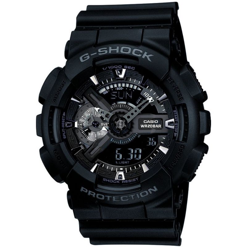 Casio | Mens Casio G-Shock Hyper Complex Alarm Chronograph Watch GA-110-1BER 卡西欧手表商品图片,7.3折