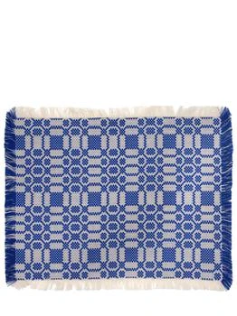 CABANA | Lecce Blue Placemat,商家LUISAVIAROMA,价格¥387