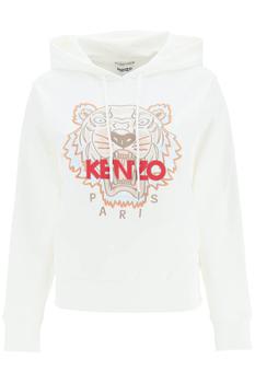 推荐Kenzo Tiger Embroidered Drawstring Hoodie商品