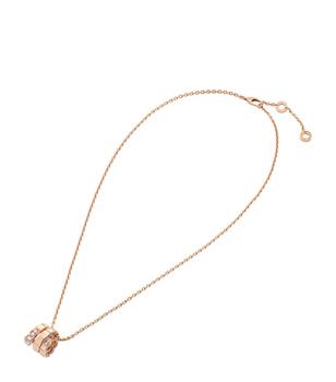 bvlgari项链, BVLGARI | Rose Gold and Demi Pavé Diamond Serpenti Viper Necklace商品图片 