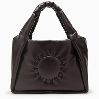 推荐Stella Logo chocolate-coloured padded tote bag商品