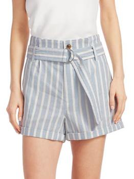 FRAME | Striped Paperbag Shorts商品图片,2.8折