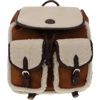 商品Bearpaw Women's Faux Suede Shearling Trim Adjustable Deluxe Backpack,商家BHFO,价格¥220图片