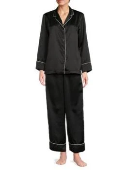 Natori | 2-Piece Satin Pajama Set,商家Saks OFF 5TH,价格¥308