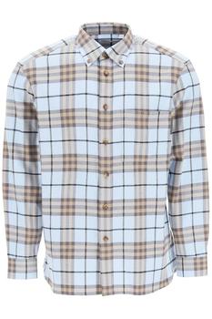 burberry短袖, Burberry | Burberry	Check Print Long-Sleeved Shirt商品图片 9.6折