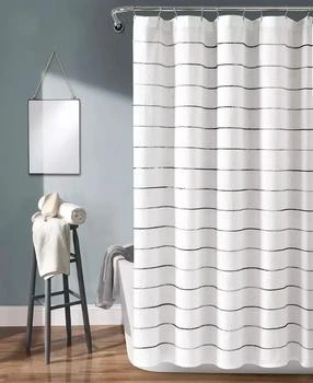 Lush Décor | Ombre Stripe Yarn Dyed Cotton 72" x 72",商家Macy's,价格¥388