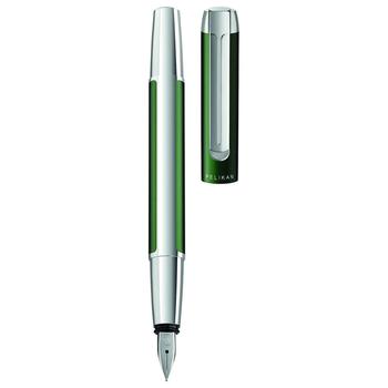 商品Pelikan | Pelikan Fountain Pen - Pura P40 Deep Green Aluminum Barrel, Fine Steel Nib | 817493,商家My Gift Stop,价格¥1139图片