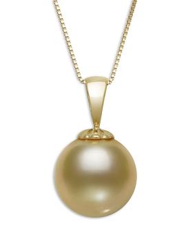 商品Bloomingdale's | Golden South Sea Cultured Pearl Pendant Necklace in 14K Yellow Gold, 18" - 100% Exclusive,商家Bloomingdale's,价格¥12654图片