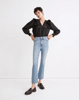 推荐Cali Demi-Boot Jeans in Enmore Wash: Raw-Hem Edition商品