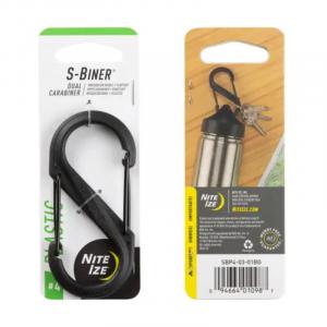 商品Nite Ize - S-Biner Plastic Dual Carabiner - 10 Black图片