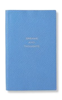 SMYTHSON | Smythson - Dreams and Thoughts Leather Notebook - Blue - Moda Operandi,商家Fashion US,价格¥646