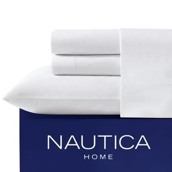 Nautica | Nautica Solid White Queen Fitted Sheet,商家Premium Outlets,价格¥328