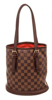 lv水桶包, [二手商品] Louis Vuitton | Louis Vuitton Brown Damier Canvas Marais Bucket Bag商品图片 5折