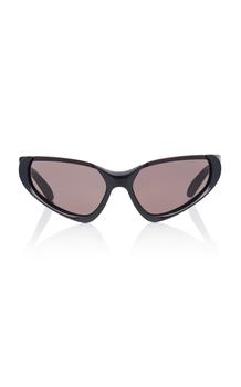 推荐Balenciaga - Women's Cat-Eye Nylon Sunglasses - Black - OS - Moda Operandi商品